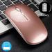 Slim Wireless Mouse 2.4GHz Optical Mice 1600DPI Gamer Office Quiet Mouse Ergonomic Design Mice With USB Receiver For PC Laptop 2.4Ghz-Rose