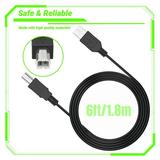 CJP-Geek 6ft USB Cable Cord Lead Compatible for Yamaha Motif XS6 XS7 XS8 XF6 XF7 XF8 Music Keyboard