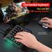 PRETXORVE Mini One-Handed Gaming backlit Keyboard Set 35 Keys Mini USB Wired Keyboard Gift
