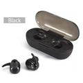 TWS Wireless Bluetooth Headset Bluetooth Headphones Stereo Wireless Earphones in-ear Noise Reduction Waterproof Headphones black