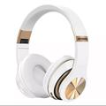 HIFI Wireless Headphones 3D Stereo Bluetooth Headset Foldable Gaming Earphones With Mic TF Card Noise Reduction Earbuds Handfree white