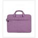 Simple Business Large Capacity Sleeve Bag Document Laptop Bag Waterproof Tote Bag Purple 15.6 Inch