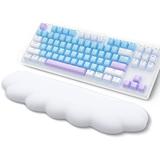 Cloud Wrist Rest - Soft Memory Foam Keyboard Rest | Non-Slip Base | Premium PU Leather Surface | Ergonomic Support for Wrist Pain Relief