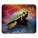 Square Mouse Pad Galaxy Sea Turtle Personalized Premium-Textured Custom Mouse Mat Washable Mousepad Non-Slip Rubber Base Computer Mouse Pads for Wireless Mouse