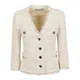 Tagliatore, Jackets, female, Beige, S, Womens Clothing Outerwear White Ss24