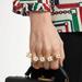 Gucci Jewelry | Gucci Multi-Finger Spike And Pearl Ring | Color: White | Size: Os
