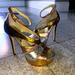 Michael Kors Shoes | Michael Kors Metallic Platform Sandal, 8 | Color: Gold/Silver | Size: 8