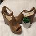 Coach Shoes | Msrp $218 Authentic Coach Juday Wedge | Color: Tan | Size: 7