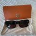 Tory Burch Accessories | 57mm Square Sunglasses In Dark Tortoiseshell Color. Worn One Time. | Color: Brown/Tan | Size: Os