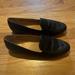 J. Crew Shoes | Lightly Worn Black J Crew Loafers With Black Calf Hair Panel On Top. | Color: Black | Size: 7.5