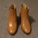 J. Crew Shoes | Nib J. Crew Cognac Leather Ankle Boots | Color: Brown | Size: 6.5