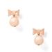 Kate Spade Jewelry | New Kate Spade Pearl Drop Earrings In Rose Gold | Color: Gold/Pink | Size: Os