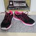 Nike Shoes | Nike Black & Pink Mess Lace Up Flex Run Tennis Shoe 4y | Color: Black/Pink | Size: 4bb