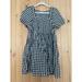 Madewell Dresses | Black And White Gingham Babydoll Dress | Color: Black/White | Size: M