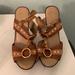 Jessica Simpson Shoes | Jessica Simpson High Heeled Studded Sandals! | Color: Brown | Size: 9.5