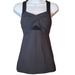 Athleta Tops | Athleta Jaya Twist Front Activewear Tank Top Racerback Size Xs Grey/Black | Color: Black/Gray | Size: Xs