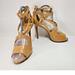 Michael Kors Shoes | Michael Kors Catia Platform Sandals High Heel Shoes Beige Womens Size 7.5 | Color: Tan | Size: 7.5