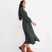 Madewell Dresses | Madewell Lightspun Button-Front Midi Dress, 12, Nwt, Green | Color: Green | Size: 12