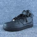 Nike Shoes | Nike Air Force 1 Women Sneaker Shoes Black Synthetic Lace Up Size 6 Medium | Color: Black | Size: 6
