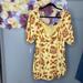 Urban Outfitters Dresses | Floral Dress | Color: Orange/Yellow | Size: L