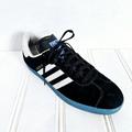 Adidas Shoes | Adidas Gazelle Sneakers Men's Black Tennis Shoes Size 11 | Color: Black | Size: 11