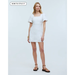 Madewell Dresses | Madewell Square-Neck Mini Dress In 100% Linen Eyelet White Women's Size 0 Np764 | Color: White | Size: 0