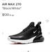 Nike Shoes | Nike Air Max 270 Black White Womens Size 6.5y Womens Size 8 | Color: Black/White | Size: 8