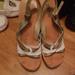 Michael Kors Shoes | Mk Sandals | Color: Tan/White | Size: 7