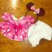 Disney Costumes | Minnie Mouse Costume | Color: Pink/White | Size: 6 - 9 Months