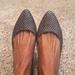 Nine West Shoes | Never Worn Snake Skin Looking Flats! | Color: Black/Cream | Size: 7