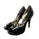 Jessica Simpson Shoes | Jessica Simpson Acadia High Heels Size 9.5 Peep Toe Pumps | Color: Black/Brown | Size: 9.5