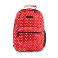 JuJuBe Be Packed Backpack/Diaper Bag, Black Ruby - Red/White Polka Dots