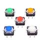 HLDMUXBF 5pcs 12 * 12mm Illuminated Tact Tactile Micro Switch Push Button Reset Momentary Red Yellow Blue White 12VDC LED Light Solder Pin switch (Color : 5pcs Each Color 1 Pc)