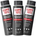 Happy Nuts Comfort Powder - Anti-Chafing, Sweat Defense & Odor Control for the Groin, Feet, and Body - Body Powder for Men (3 PACK)