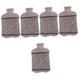 minkissy 5pcs Water Filling Warm Water Bag Water Bottle Bag Girl Hand Warmer Large Hot Water Bottle Mini Hot Water Bottle Winter Supplies Warm Water Bottle for Bed Winter Items PVC Heating