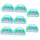 Vaguelly 8 Pcs Electronic Organ Toys Childrens Toys Keyboards Musical Instruments Gifts Mini Piano Toy Mini Toy Electric Musical Toy Educational Electric Organ Toy Plaything