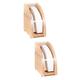 Homoyoyo 2pcs Coffee Filter Dispenser Coffee Filter Paper Container Kickstand Kitchen Supplies Coffee Filter Paper Holder Coffee Filter Storage Rack Appliance Wooden Filter Rack