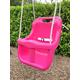 Pink Children Deluxe High Back baby swing seat perfect for Garden swings and Climbing Frames (Pink with Pink T-Bar)