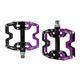 Mountain Bike Pedals,Bicycle Pedals, Mountain Bike Pedals,Bicycle Pedal Bicycle Ultra-light Aluminum Alloy 3 Bearing 14 Color Mountain Bike Pedal Bicycle Accessories (Size : Y08 Black purple)
