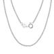 Lieson 925 Silver Necklaces for Women and Men, Couple Necklace Simple 2MM Width Wheat Chain Chain Necklaces Silver, 16 Inches Length - Jewelry Birthday Gift