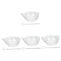 MAGICLULU 4 Sets Essential Oil Bowl Mask Bowl Facial Bowls Esthetician Facial Mask Mixing Bowl Facemask Mixing Tool Manicure Bowl Vessel Tools DIY Bowl Facial Masks Bowl Modeling Spa Glass