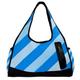 Weekender Travel Bag,Small Gym Bag,Blue and White Stripe,Gym Duffle Bag