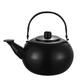 Stove Top Kettle Tea Kettle Stovetop Small Modern Whistling Kettle Stovetop Teapot Stainless Steel Teapot Kettle for Kitchen Whistling Tea Kettle (Color : Black, Size : 1.5L)