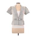 XOXO Blazer Jacket: Short Gray Jackets & Outerwear - Women's Size Large