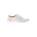 Keds Sneakers: White Solid Shoes - Women's Size 7 1/2 - Almond Toe