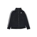 Adidas Track Jacket: Black Print Jackets & Outerwear - Kids Boy's Size Large