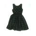 Polo by Ralph Lauren Dress - Fit & Flare: Green Plaid Skirts & Dresses - Kids Girl's Size 16