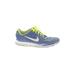 Nike Sneakers: Blue Print Shoes - Women's Size 6 1/2 - Round Toe