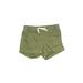 Old Navy Khaki Shorts: Green Solid Bottoms - Kids Boy's Size 6 - Medium Wash