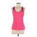 Fila Sport Active Tank Top: Pink Activewear - Women's Size Medium